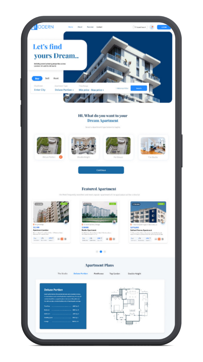 Realtor's Website Designing Service